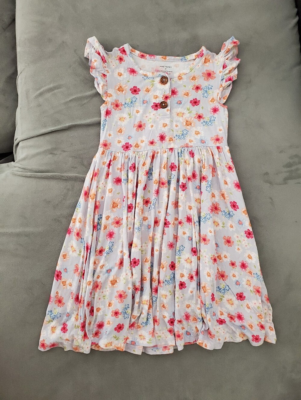 Posh Peanut Girl Floral Dress 6 years